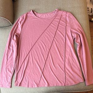 Pink Long Sleeve Women's Top